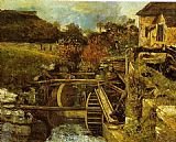 Gustave Courbet Famous Paintings - The Ornans Paper Mill